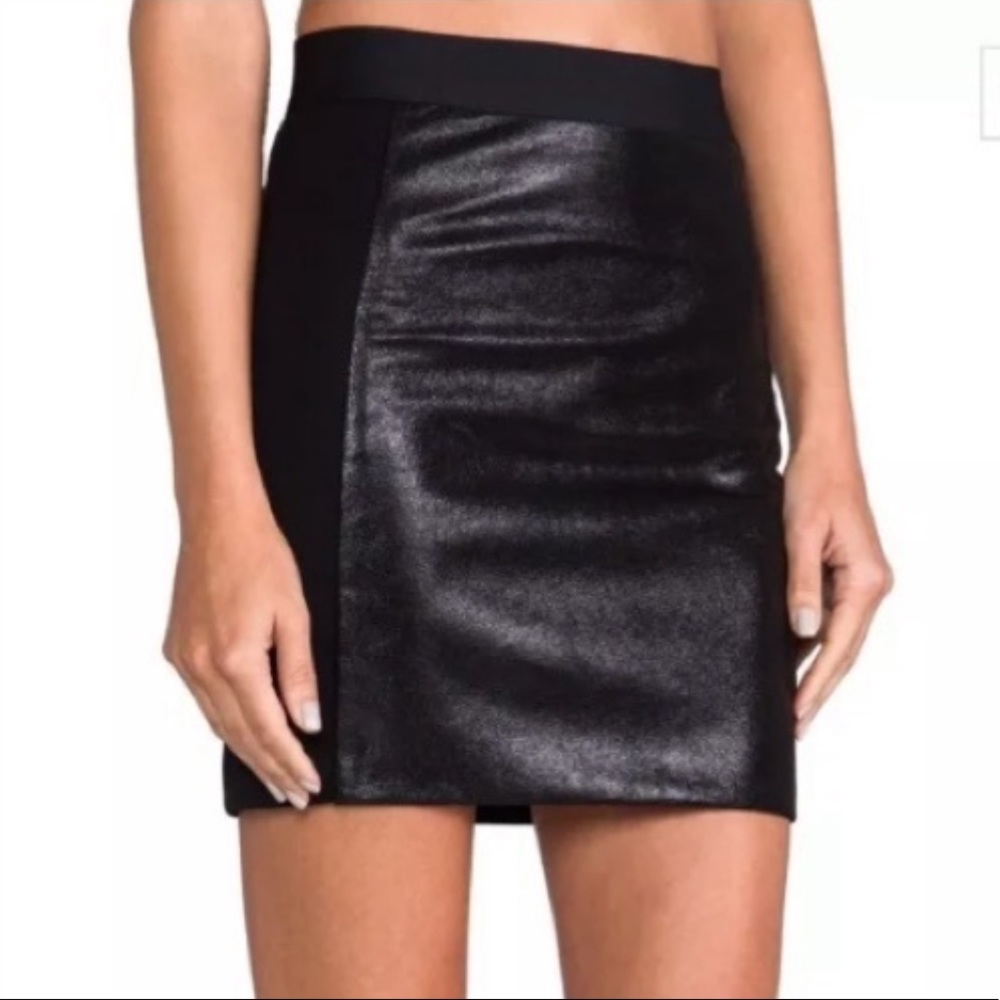 Mason by Michelle Mason leather skirt!